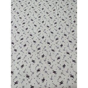 Windham Fabrics Kindred Spirits 1/2 yard x 44" Cream Cotton Floral Print Fabric